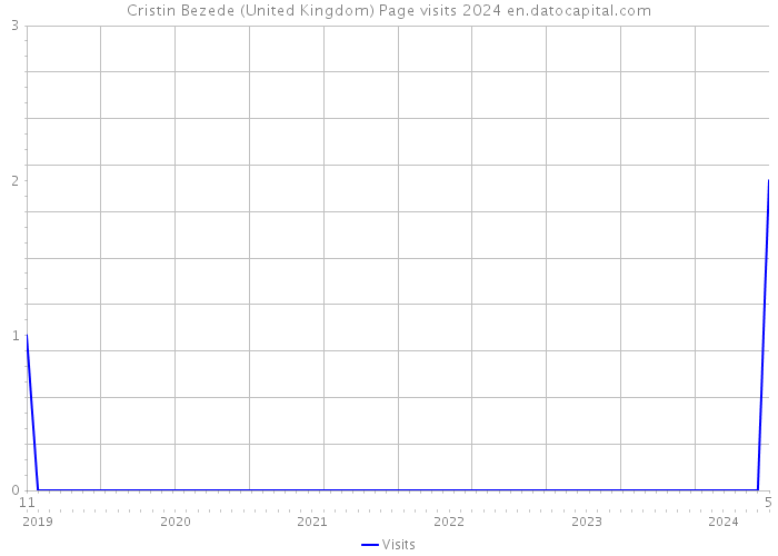 Cristin Bezede (United Kingdom) Page visits 2024 