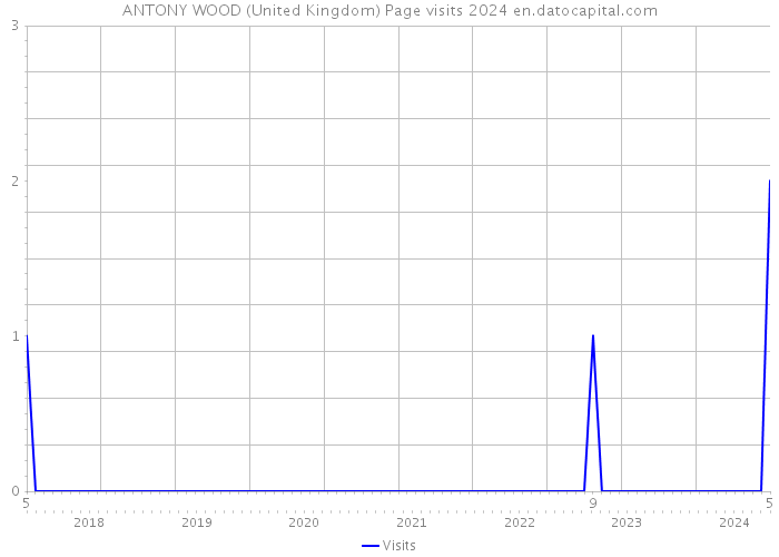 ANTONY WOOD (United Kingdom) Page visits 2024 