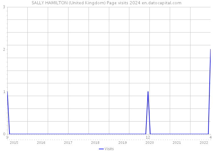 SALLY HAMILTON (United Kingdom) Page visits 2024 