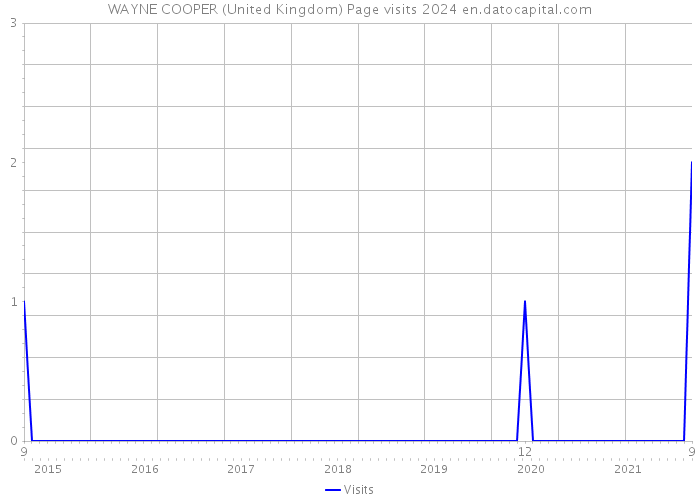 WAYNE COOPER (United Kingdom) Page visits 2024 