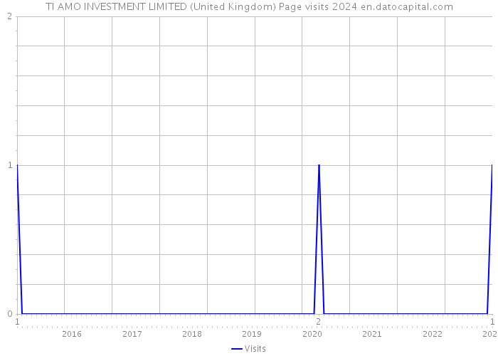 TI AMO INVESTMENT LIMITED (United Kingdom) Page visits 2024 