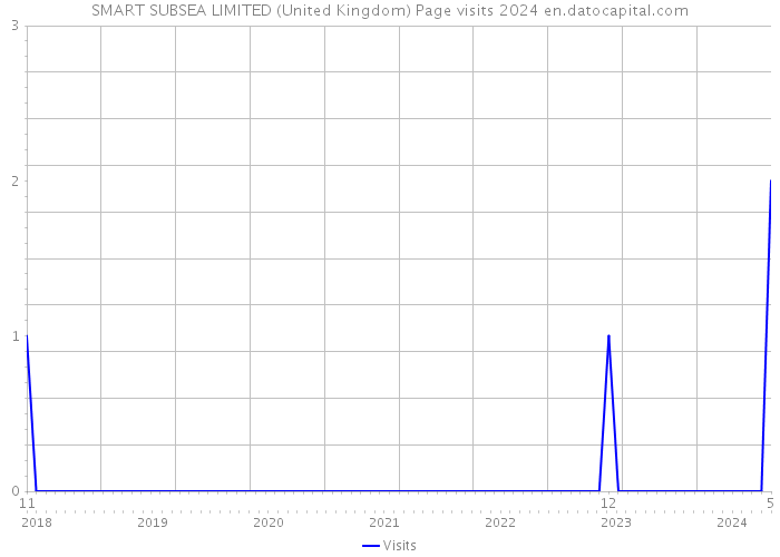 SMART SUBSEA LIMITED (United Kingdom) Page visits 2024 