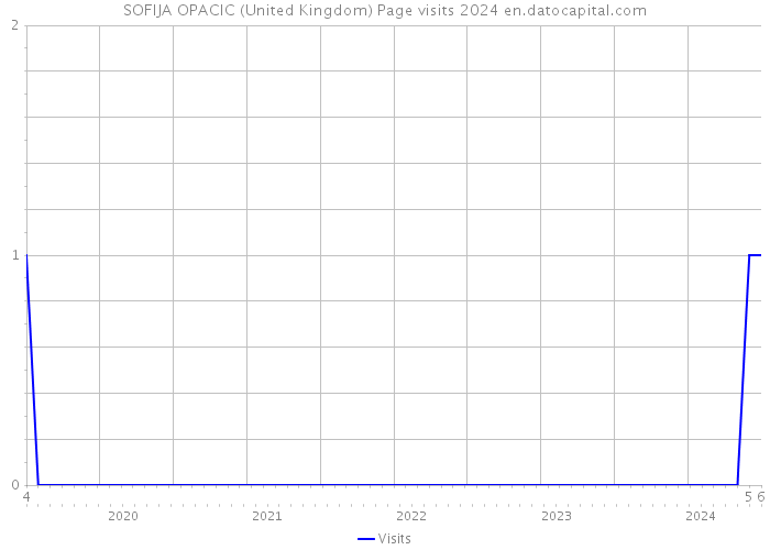 SOFIJA OPACIC (United Kingdom) Page visits 2024 