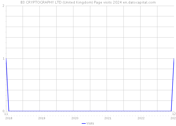 B3 CRYPTOGRAPHY LTD (United Kingdom) Page visits 2024 