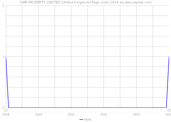 OWR PROPERTY LIMITED (United Kingdom) Page visits 2024 