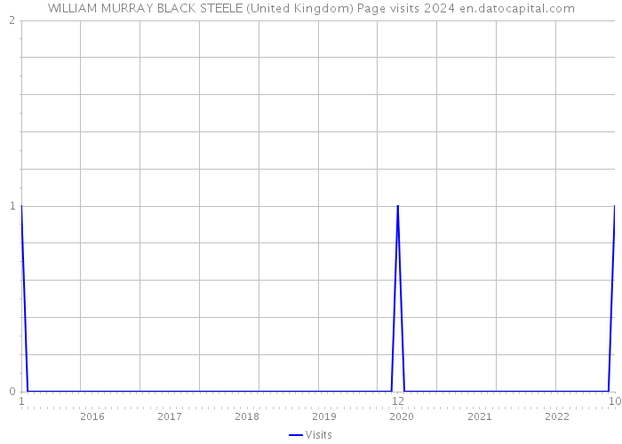 WILLIAM MURRAY BLACK STEELE (United Kingdom) Page visits 2024 