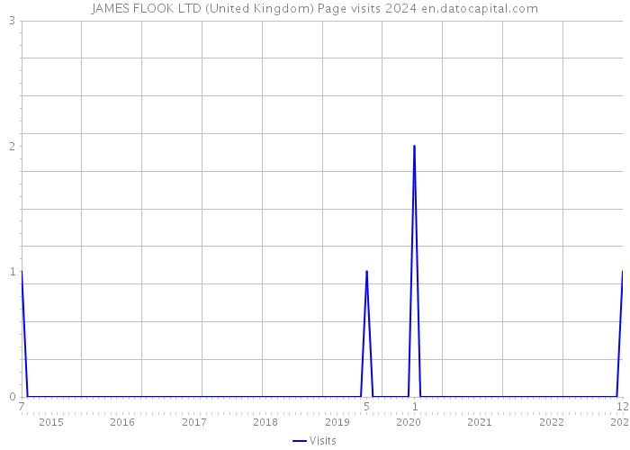 JAMES FLOOK LTD (United Kingdom) Page visits 2024 