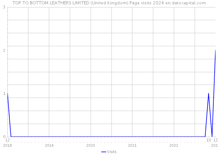 TOP TO BOTTOM LEATHERS LIMITED (United Kingdom) Page visits 2024 