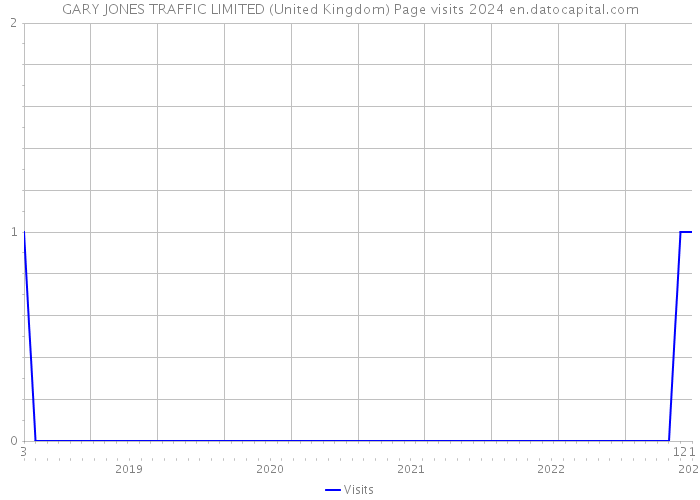 GARY JONES TRAFFIC LIMITED (United Kingdom) Page visits 2024 