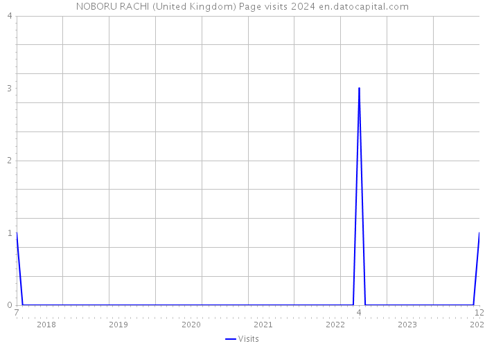 NOBORU RACHI (United Kingdom) Page visits 2024 