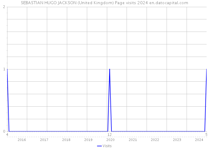 SEBASTIAN HUGO JACKSON (United Kingdom) Page visits 2024 