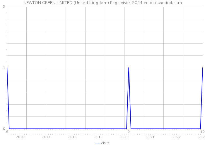 NEWTON GREEN LIMITED (United Kingdom) Page visits 2024 