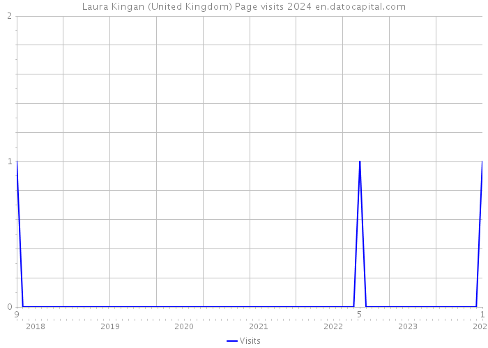 Laura Kingan (United Kingdom) Page visits 2024 