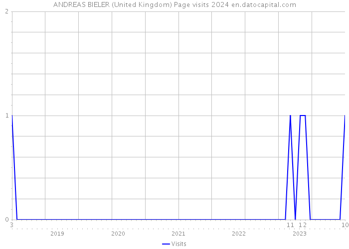 ANDREAS BIELER (United Kingdom) Page visits 2024 
