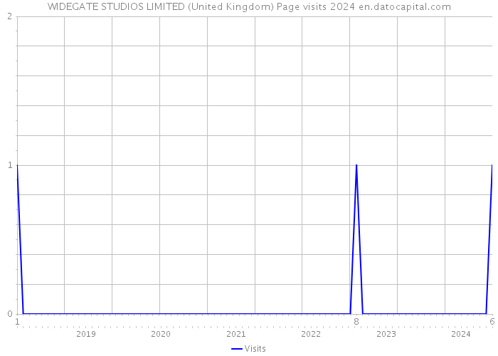 WIDEGATE STUDIOS LIMITED (United Kingdom) Page visits 2024 