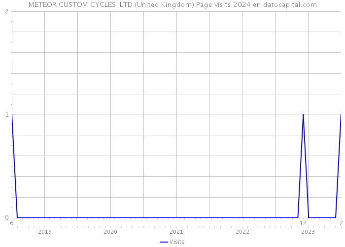 METEOR CUSTOM CYCLES LTD (United Kingdom) Page visits 2024 