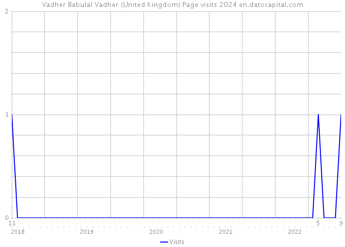 Vadher Babulal Vadher (United Kingdom) Page visits 2024 