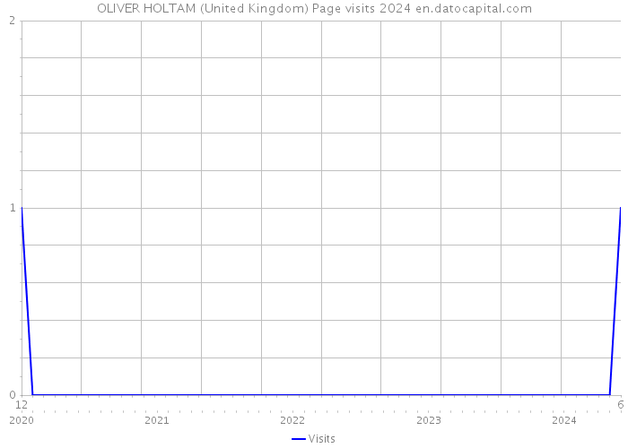 OLIVER HOLTAM (United Kingdom) Page visits 2024 