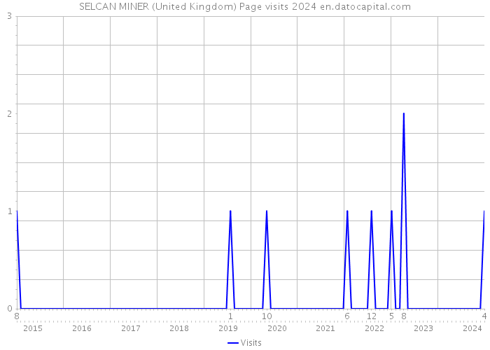 SELCAN MINER (United Kingdom) Page visits 2024 