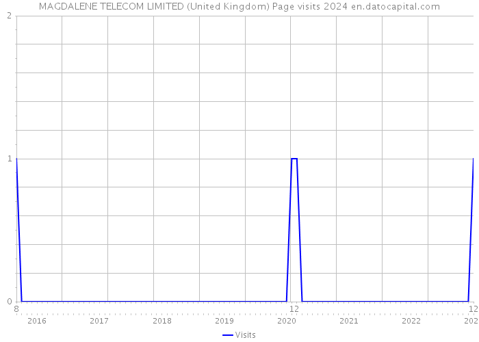 MAGDALENE TELECOM LIMITED (United Kingdom) Page visits 2024 