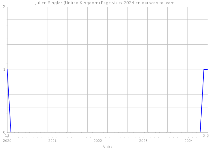 Julien Singler (United Kingdom) Page visits 2024 