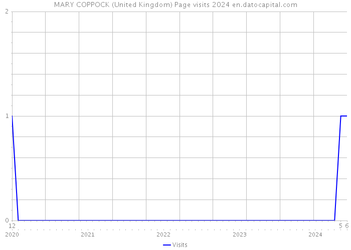 MARY COPPOCK (United Kingdom) Page visits 2024 