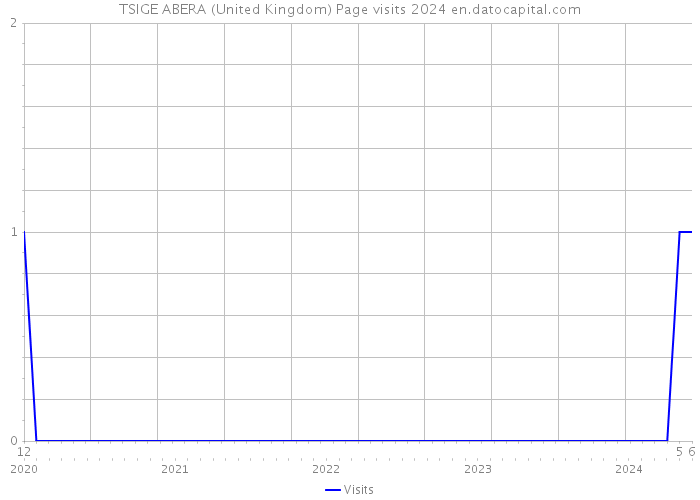 TSIGE ABERA (United Kingdom) Page visits 2024 