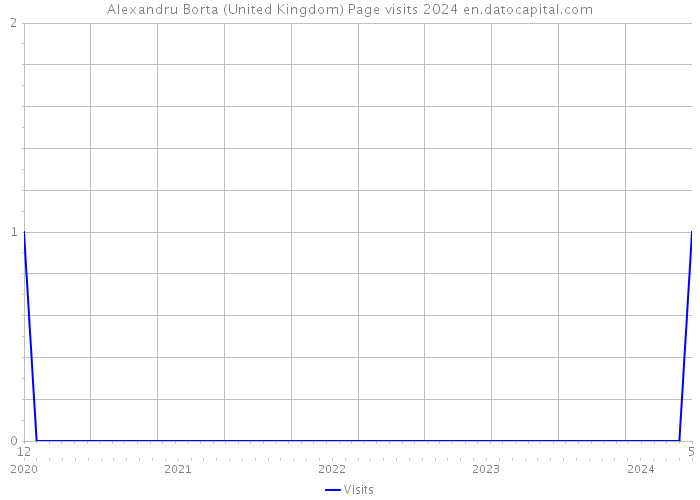 Alexandru Borta (United Kingdom) Page visits 2024 