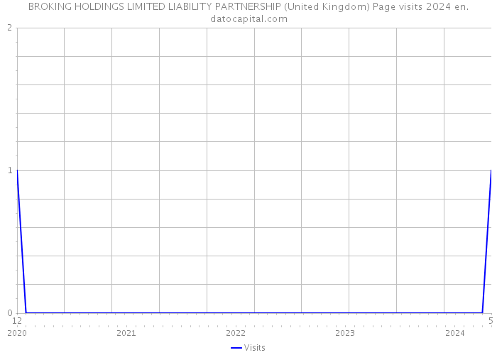 BROKING HOLDINGS LIMITED LIABILITY PARTNERSHIP (United Kingdom) Page visits 2024 