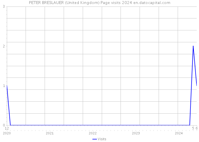 PETER BRESLAUER (United Kingdom) Page visits 2024 
