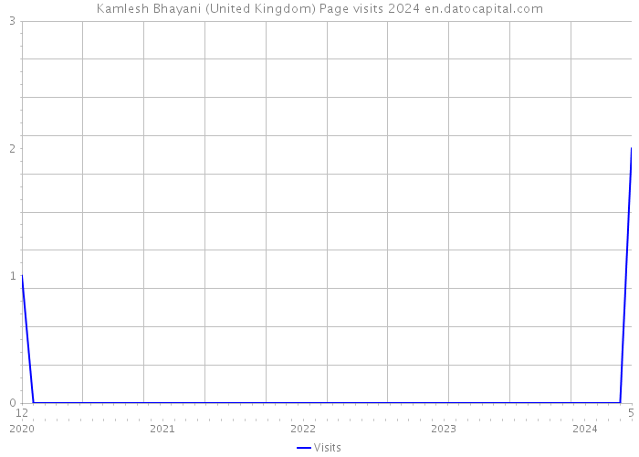 Kamlesh Bhayani (United Kingdom) Page visits 2024 