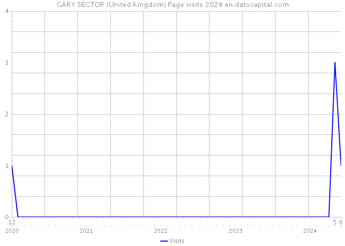 GARY SECTOR (United Kingdom) Page visits 2024 