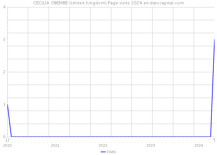 CECILIA OBEMBE (United Kingdom) Page visits 2024 