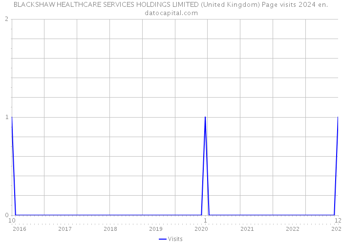 BLACKSHAW HEALTHCARE SERVICES HOLDINGS LIMITED (United Kingdom) Page visits 2024 