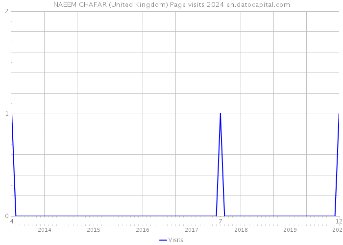 NAEEM GHAFAR (United Kingdom) Page visits 2024 