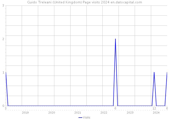 Guido Treleani (United Kingdom) Page visits 2024 