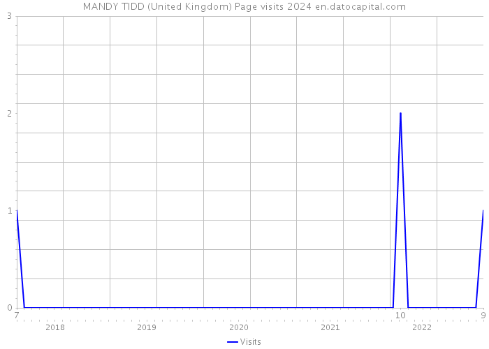 MANDY TIDD (United Kingdom) Page visits 2024 