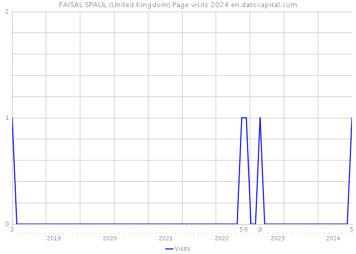 FAISAL SPAUL (United Kingdom) Page visits 2024 