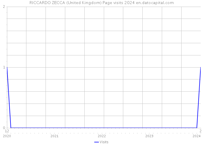 RICCARDO ZECCA (United Kingdom) Page visits 2024 