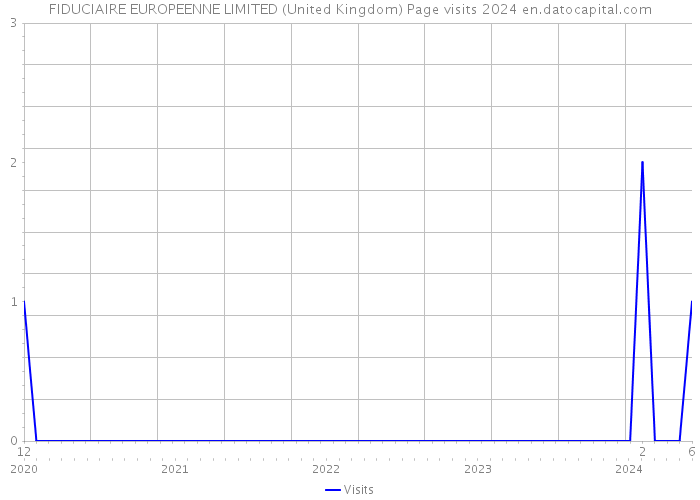 FIDUCIAIRE EUROPEENNE LIMITED (United Kingdom) Page visits 2024 