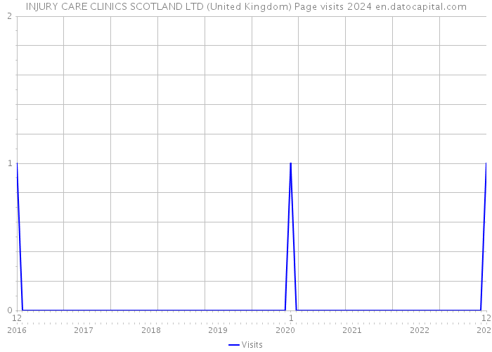 INJURY CARE CLINICS SCOTLAND LTD (United Kingdom) Page visits 2024 