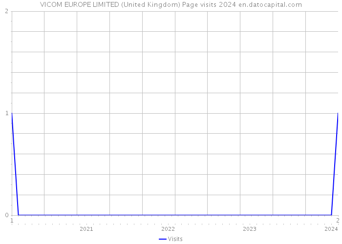 VICOM EUROPE LIMITED (United Kingdom) Page visits 2024 
