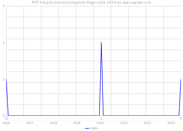 RITI KALLAS (United Kingdom) Page visits 2024 