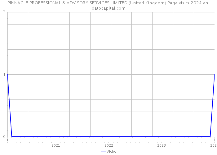 PINNACLE PROFESSIONAL & ADVISORY SERVICES LIMITED (United Kingdom) Page visits 2024 