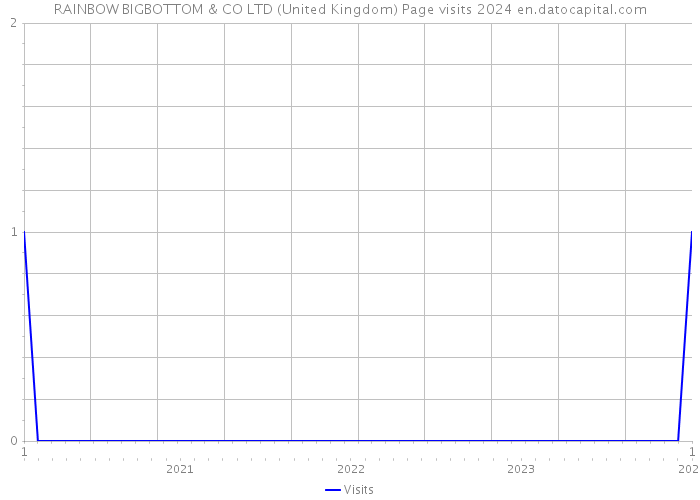 RAINBOW BIGBOTTOM & CO LTD (United Kingdom) Page visits 2024 