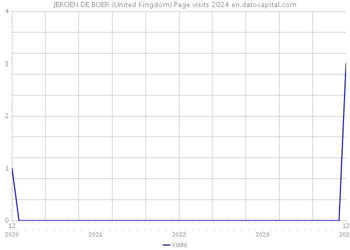 JEROEN DE BOER (United Kingdom) Page visits 2024 