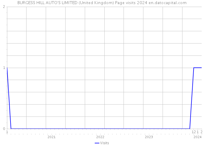 BURGESS HILL AUTO'S LIMITED (United Kingdom) Page visits 2024 