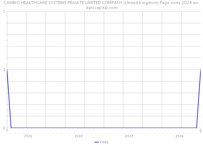 CAMBIO HEALTHCARE SYSTEMS PRIVATE LIMITED COMPANY (United Kingdom) Page visits 2024 