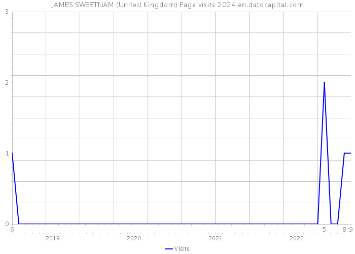 JAMES SWEETNAM (United Kingdom) Page visits 2024 