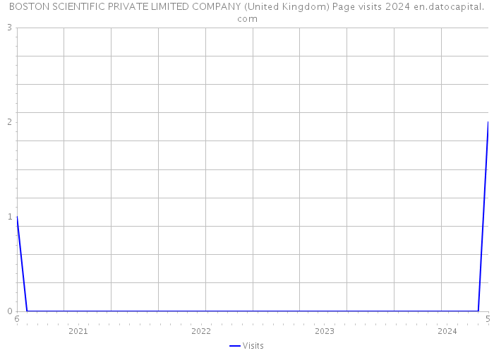 BOSTON SCIENTIFIC PRIVATE LIMITED COMPANY (United Kingdom) Page visits 2024 